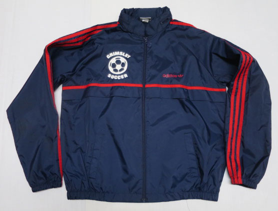 UNJ1アディダスadidasナイロンジャケットl旧ロゴ80'sビンテージ