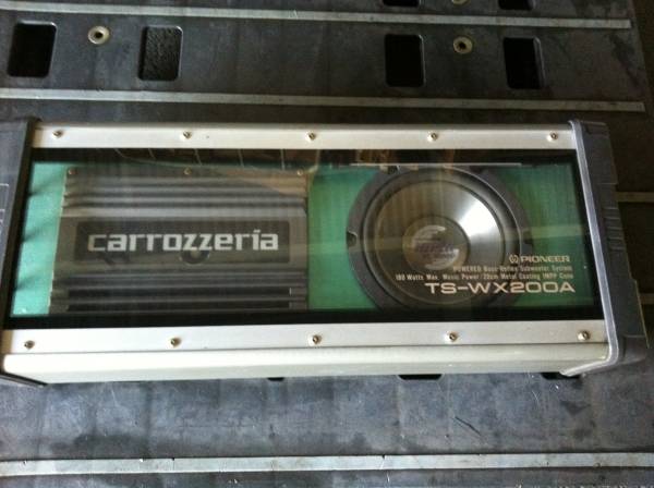 carrozzeria TS-WX200A ウーファー ，未チェック カロッツェリア TS-WX200A 動作未確認 カーオーディオ ウーハー 【公式