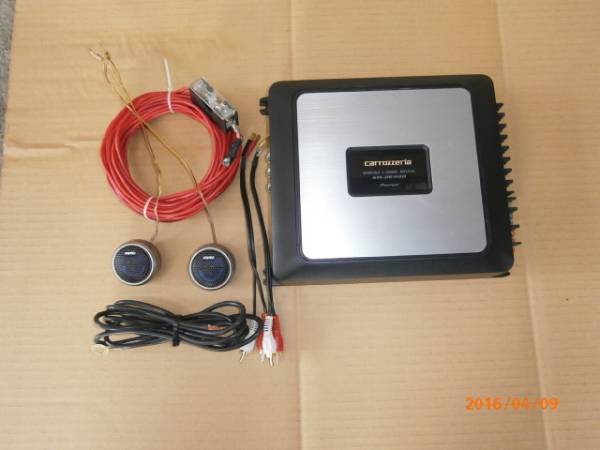 GM-D6400 動作確認済　パワーアンプ カロッツェリア 4CH カロッツェリア GM-D6400 動作確認済み GM-D6400 カロッツェリア