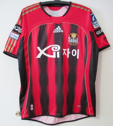 FCソウル 選手支給品 08HOME半袖ユニフォーム#10