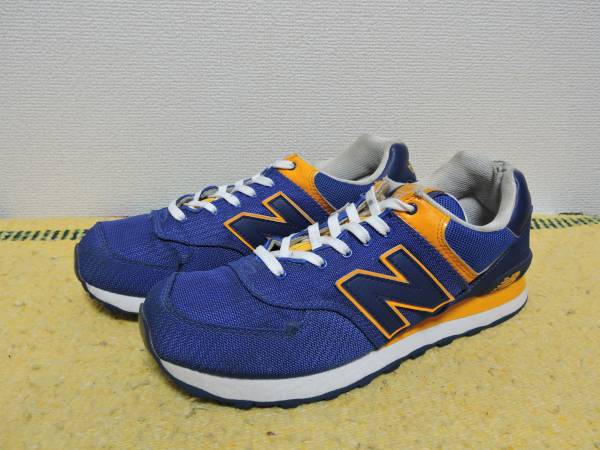 new balance（ニューバランス）ML574PPBブルー×イエロー