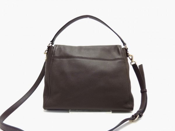 ケイトスペード 2WAYレザーショルダーバッグ 極美品 こげ茶 極美品✨ケイト
