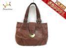 クロエ ショルダーバッグ ブラウン レザー Chloe