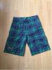 美品 FCRB Bristol ナイロンチェックショートパンツ 【S】紺緑