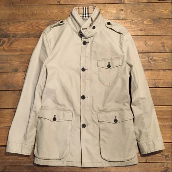 827バーバリーブラックレーベルM65タイプコート