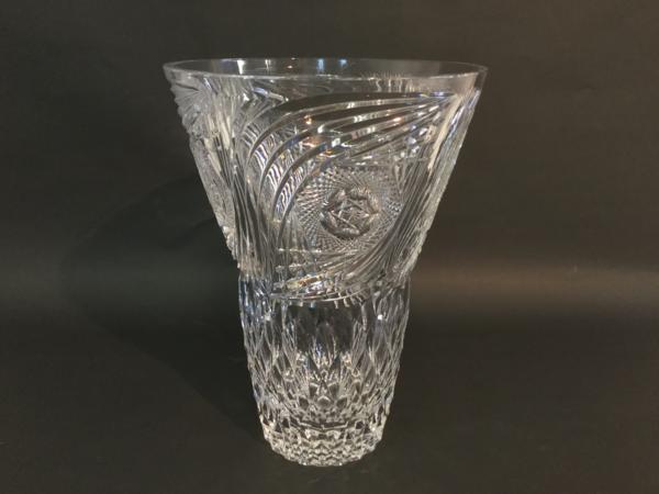 紀尾井町福田家】 クリスタルガラス 花瓶 rfp1021 工芸品 クリスタルガラス