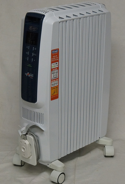□Delonghi デロンギ オイルヒーター X字型フィン7枚 TDDS0712BL