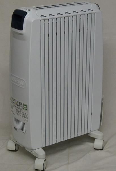 □Delonghi デロンギ オイルヒーター X字型フィン7枚 TDDS0712BL