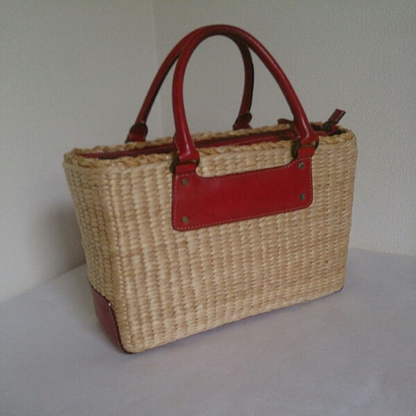 (ブランド)(三回使用 美品)J.CREW ジェークルー カバン 手提げ鞄