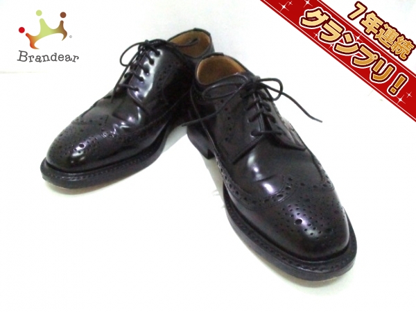 Q*n様 【超美品】☆Loake　ローク：ウイングチップ　フルブローグ　シューズ Loake(ローク) ローク シューズ 5 メンズ 黒 ウイングチップ Loake