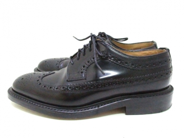 Loake(ローク) ローク シューズ 5 メンズ 黒 ウイングチップ Loake