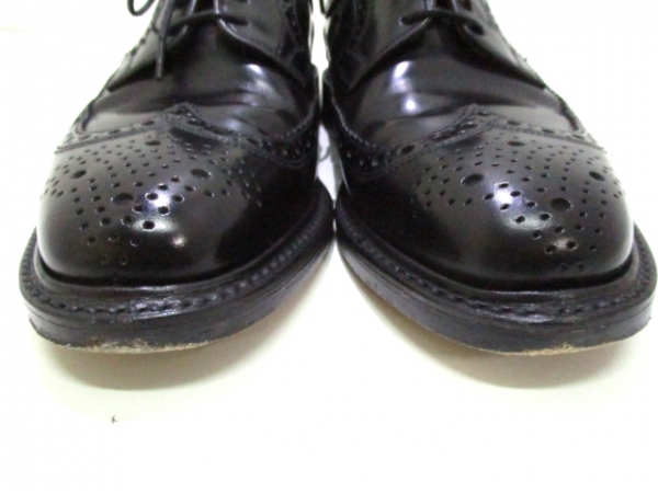 Loake(ローク) ローク シューズ 5 メンズ 黒 ウイングチップ Loake