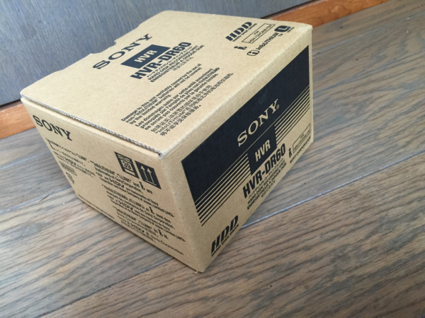 SONY HVR-DR60 ハードディスクレコーディングユニット 元箱付