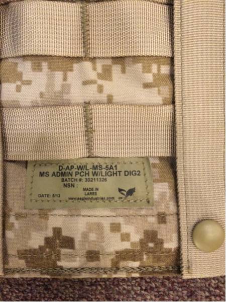 Eagle Industries AOR1 アドミンポーチ DEVGRU SEAL 実物 【公式通販】
