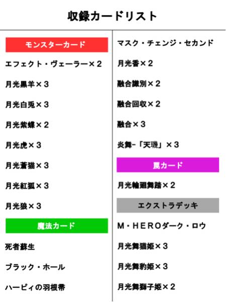 送料無料美品 遊戯王 構築済みデッキ 月光 スリーブ付