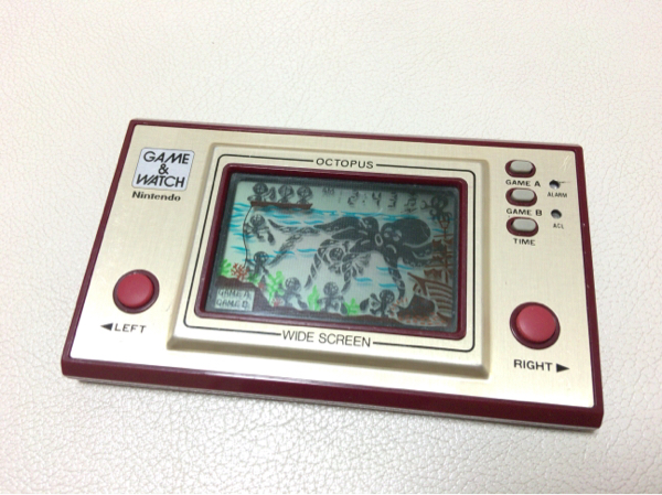 オクトパス ゲームウォッチ 任天堂 ジャンク ワイドスクリーン 