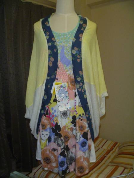 scolar新品タグ付ワンピース/カーディガンのセットお買得