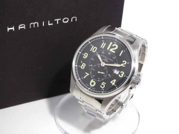 HAMILTON ハミルトン カーキ オフィサーオート H70655733 中古