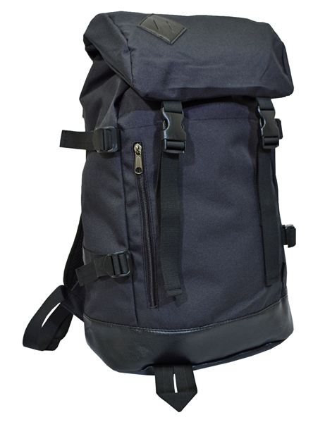 【REALDESIGN】 リュック デイバック フラップ ブラック 黒