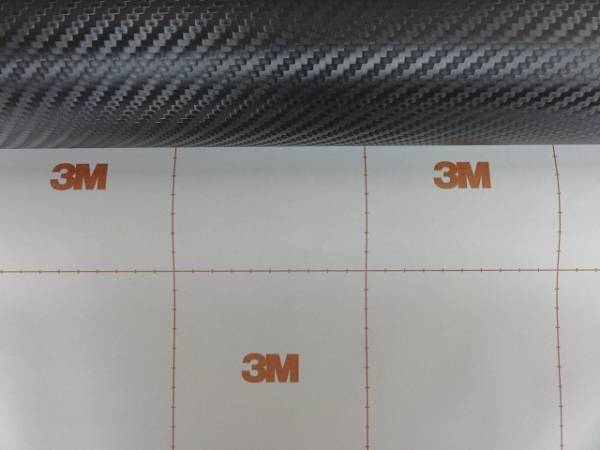 カーボン調シート　３M　ブラック　シルバー_3