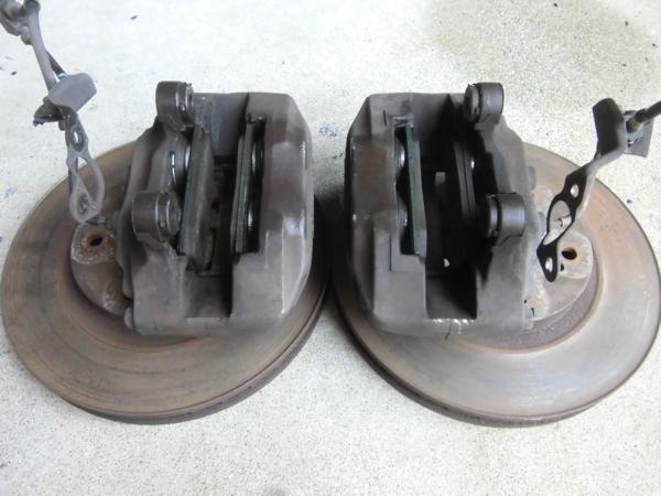 日産 R33 ECR33 住友 4pot キャリパーローターセット 動作確認済 スカイライン ECR33 フロント4POTキャリパー・ローター※ 日産用