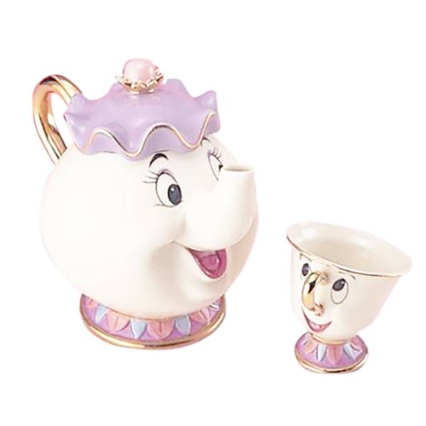 新品未開封☆ディズニー ティーセット ポット夫人とチップくん