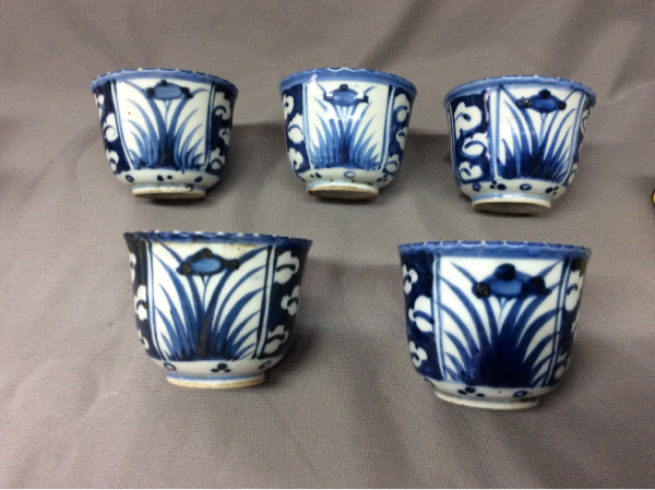 古伊万里 蕎麦猪口 明治から大正の品 うぶ出し M.101