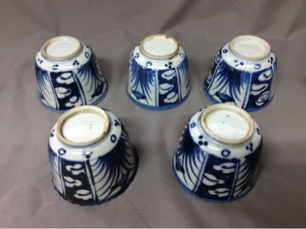 古伊万里 蕎麦猪口 明治から大正の品 うぶ出し M.101