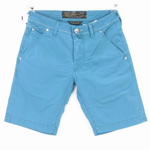 新品 ヤコブコーエン JACOB COHEN ハーフパンツ 33 青 H2076