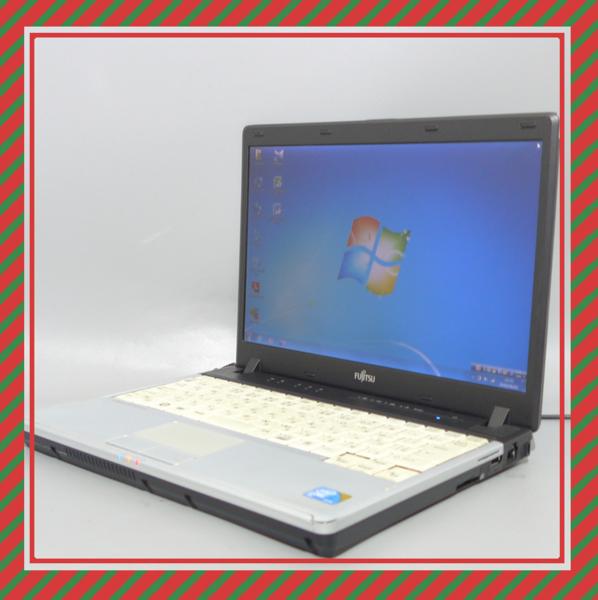 中古良品 12.1w富士通FMV P750/A Core2Duo 無線 2GB Win7 Office