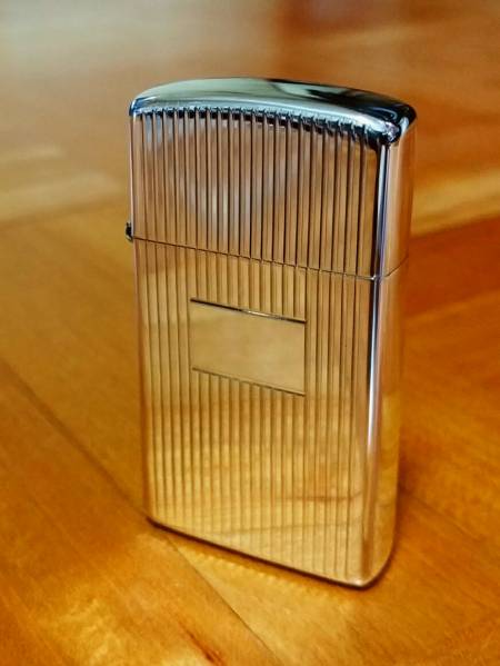 未使用】Zippo スターリングシルバー エンジンターン 1999年製