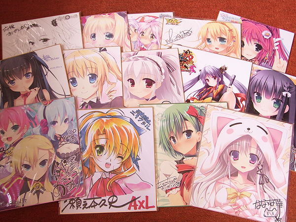 美少女系 色紙 まとめて 43枚セット
