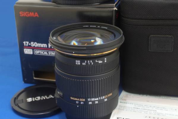 シグマ SIGMA 17-50mm F2.8 EX DC OS シグマ用綺麗です
