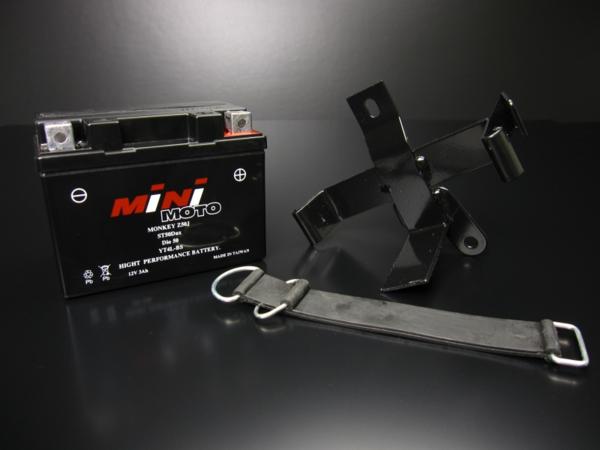 モンキーバッテリーＹＴ４Ｌ－BS＆スチール製ケースセットNO2152