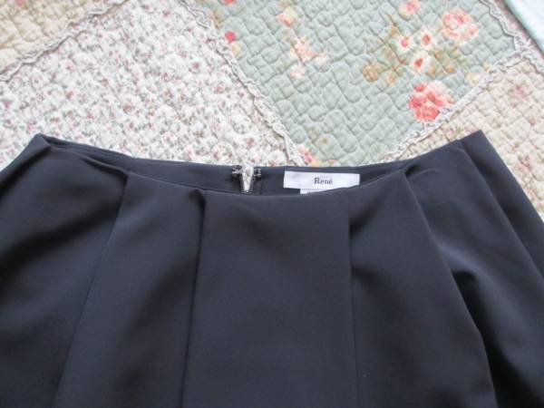 ★ルネ　ネイビー　ギャザースカート　３８
