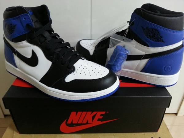 28.5cm黒タグ AIR JORDAN 1 RETRO HIGH OG FRAGMENT bredsupreme NIKE