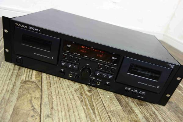 T1523◆ TASCAM タスカム ダブルカセットデッキ 202MK V