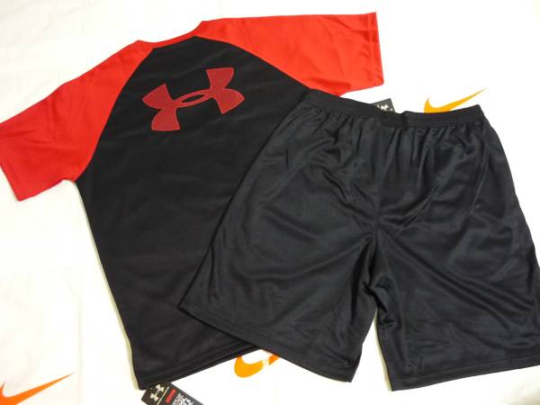 MD UNDER ARMOUR Tシャツ ハーフ パンツ 上下セット M ショート