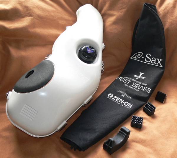 ☆中古・微少変色有り☆e-Sax ES-AS アルトサックス用 消音器 ☆中古