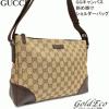 1円～ グッチ GGキャンバス 斜め掛けショルダーバッグ 114273