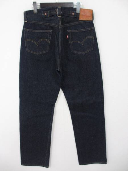 Levi's USA製 201XX 36x36 美中古 濃紺 バックル 革パッチ 501