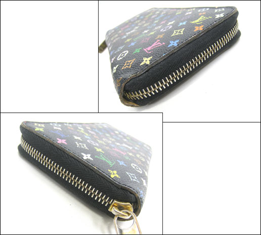 Ba手稲 ヴィトン マルチ ジッピーウォレット 長財布 M60050 黒