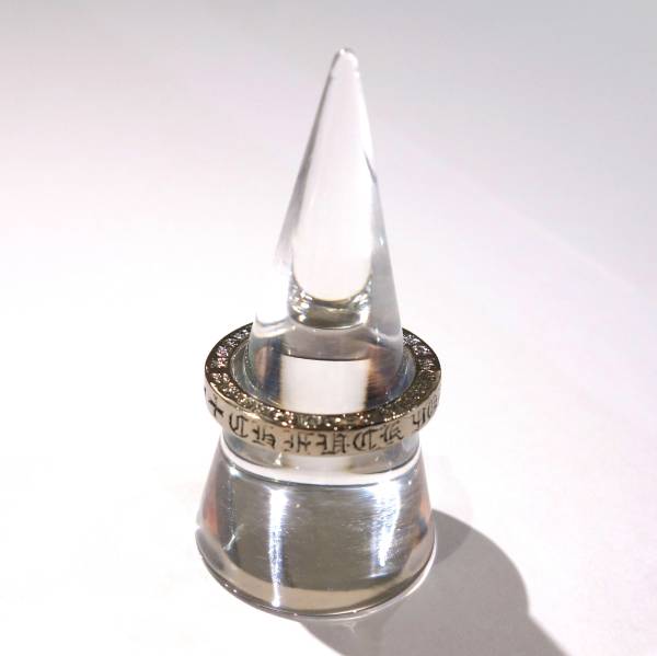 クロムハーツ 18KWG 3mm スペーサーリング ギャランティ 原本