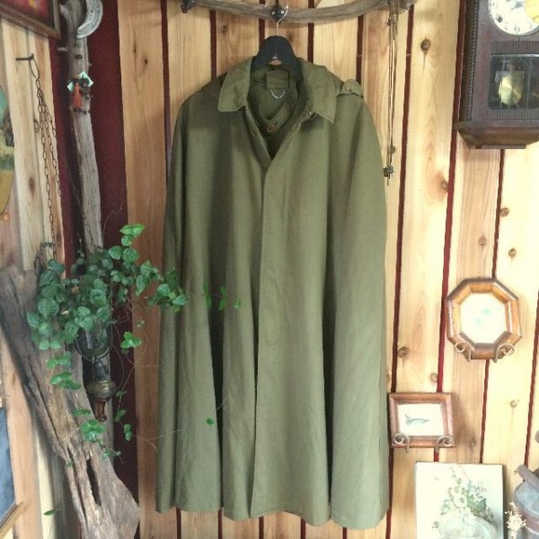 旧日本軍陸軍将校用?フード付マント外套コート*軍服軍装軍物
