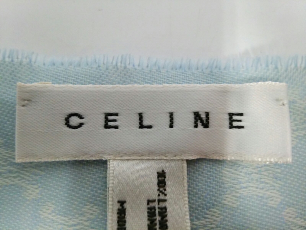 セリーヌ ストール(ショール) 美品 マカダム柄 ウール CELINE