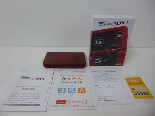 △020 Newニンテンドー3DSLL メタリックレッド Newニンテンドー