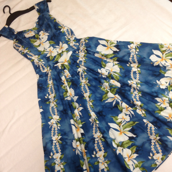 ☆ハワイアンワンピース☆試着程度美品 Sサイズ日本M程度