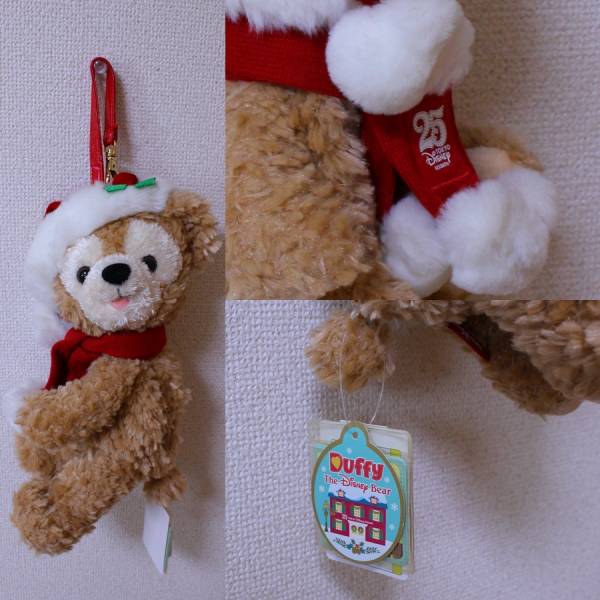 TDS ディズニーシー☆ダッフィー ぬいぐるみポーチ クリスマス