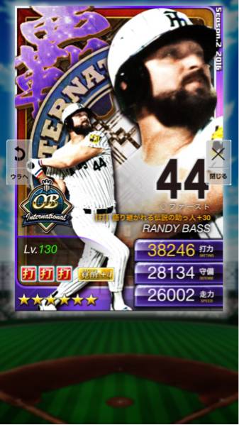 プロ野球 PRIDE プライド 2覇 青 OB 阪神 バース 覚醒4