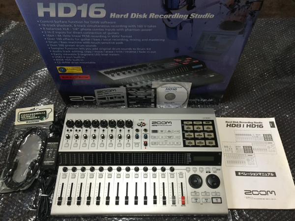 ZOOM HD16 HD16 Hard Disk Recording Studio | Zoom 【公式通販】